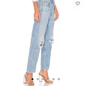 AGOLDE 90S MID RISE LOOSE FIT IN FALL OUT
